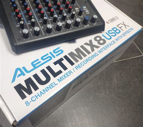 Alesis MultiMix8 USB Fx Mixer 混音器 音響器材 可攜式音響設備 Carousell