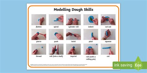 Modelling Dough Skills Mat Twinkl Teacher Made Twinkl