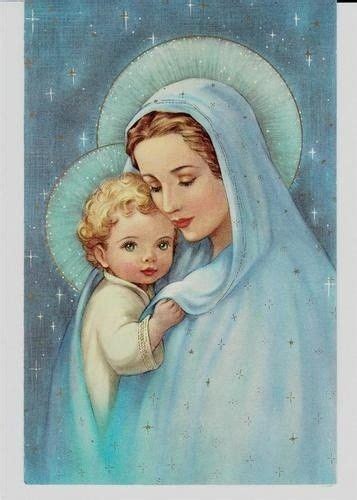 La Vierge Et L Enfant Mary And Jesus Mother Mary Blessed Mother Mary