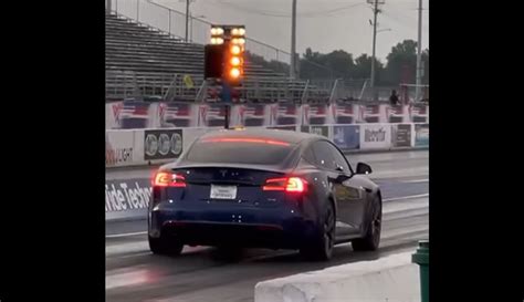 Model S Plaid Owner Smashes Teslas Quarter Mile Record Video Drive