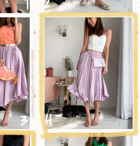 8 Different Ways To Wear A Pleated Skirt Sydne Style