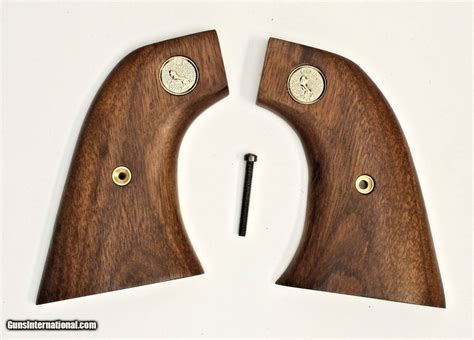 Colt Saa Goncalo Alves Grips With Medallions 3rd Gen For Sale