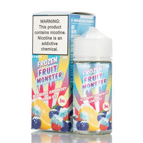 Frozen Fruit Monster 100ml Blueberry Raspberry Lemon Ice E Liquid Flavor And Vaping Equipment