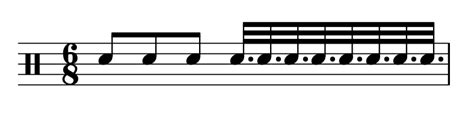 Rhythm Problems With Notation In 68 And Dotted Sixteenth Music