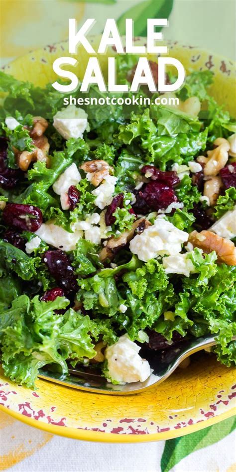 Kale Salad With Cranberry Walnut And Feta Artofit