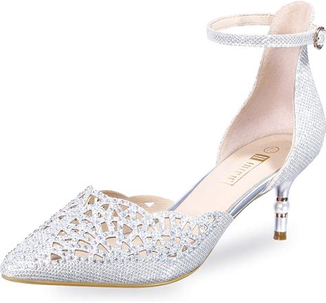 Amazon Idifu Women S In Candice Wedding Rhinestones Sequins Low