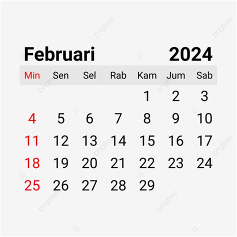 Kalender Februari Indonesia Lengkap Image To U