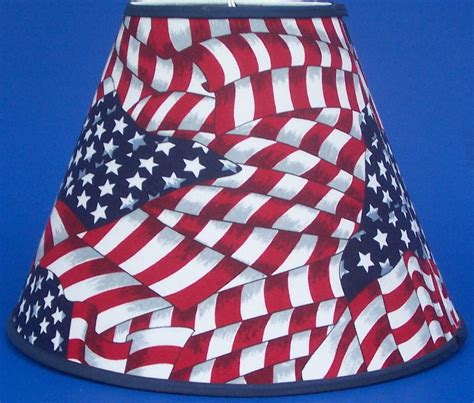 American Flag Lamp Shade Etsy