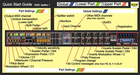 WMC MIDI Keyboard Splitter 1 Environment For Logic Pro X By WOW Music