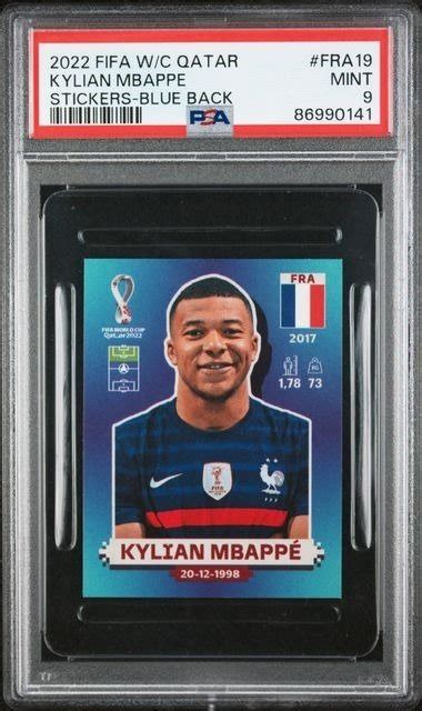 Panini World Cup Stickers Kylian Mbapp Fra Blue Back