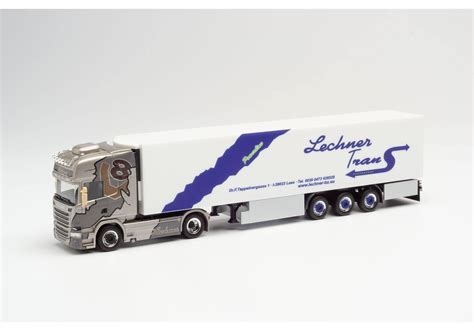 Herpa Scania R Tl K Hlkoffer Sattelzug Lechner Trans