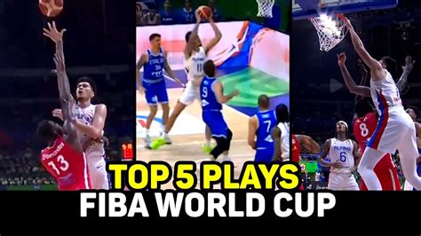 Top Plays Kai Sotto Ginulat Ang Mundo Sa Fiba World Cup Highlights