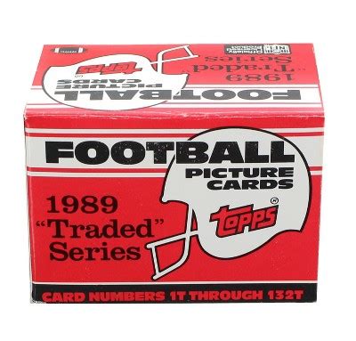 Topps Nfl 1989 Football Traded Series Set Of 132 Cards Target