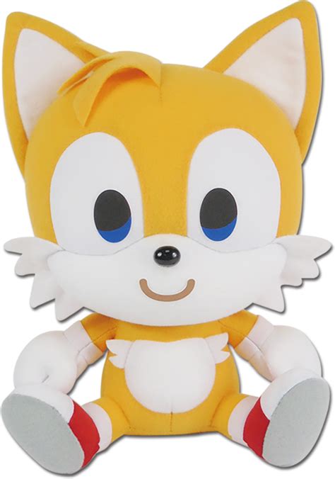 Sonic The Hedgehog Chibi Tails Sitting 7 Inch Tall Stuffed Plush Doll