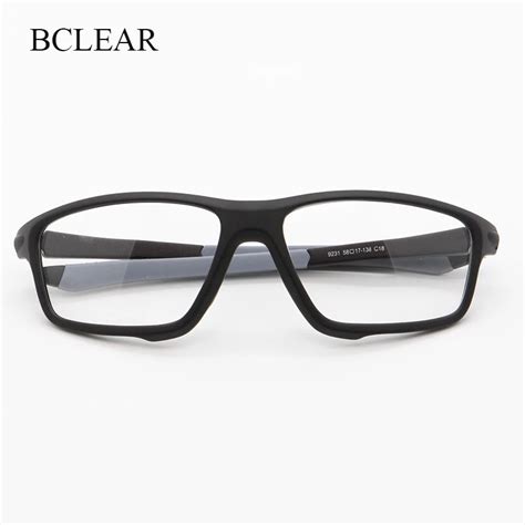 Bclear Design Men Sport Glasses Frames Tr90 Eyewear Outdoor Sports Rectangle Frame Myopia