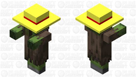 Farmer Zombie Villager Minecraft Mob Skin