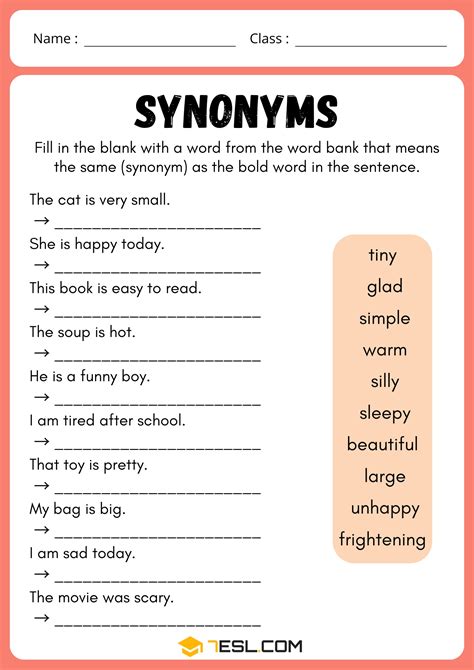 simple synonym 4