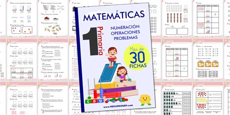 IncreÍble Cuadernillo De Matemáticas Gratis 1 º Primaria [mÁs De 30 Fichas]