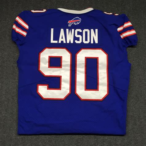 Sts Bills Shaq Lawson Game Worn Bills Jersey November 12 2017 Size