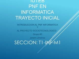 Introduccion A L Pnf Inf Y Pst PPT Descarga Gratuita