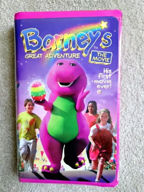 Vhs Barney S Great Adventure The Movie Clamshell Tested Hot Sex Picture