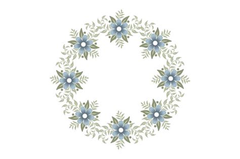 flower  circle vectors graphic  designsviki creative fabrica