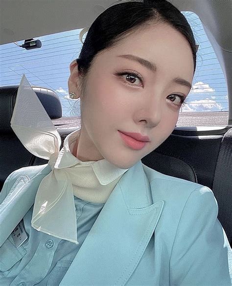 Airline Cabin Crew Flight Attendant Uniform Korean Air Crewe Job