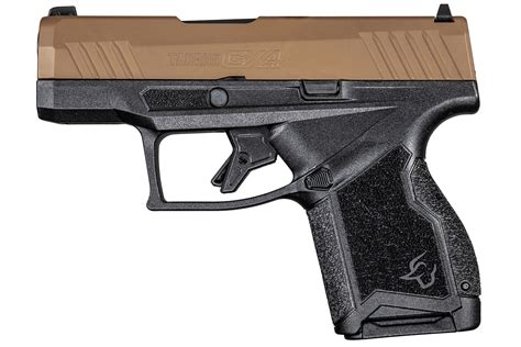 Taurus GX4 9mm Micro Compact Pistol With Troy Coyote Cerakote Slide