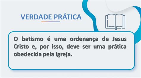 Lição 09 O Batismo A Primeira Ordenança da Igreja Slide Editável