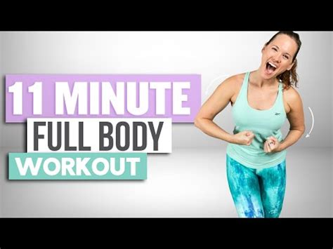 11 Minute Full Body Workout With Weights No Impact YouTube