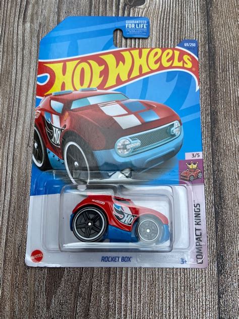 Hot Wheels NIB Red Rocket Box Hot Wheels Compact Kings Etsy