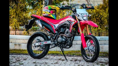 Modifikasi Supermoto Honda Crf L Youtube