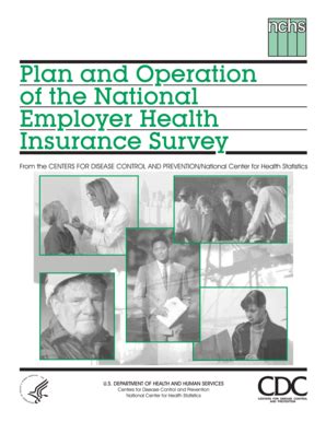 Fillable Online Cdc Plan And Operation Of The National Employer Health