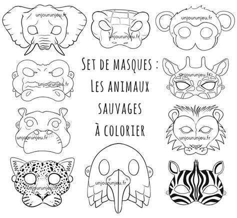 Anniversaire Masques Animaux T L Charger Gratuitement Masque