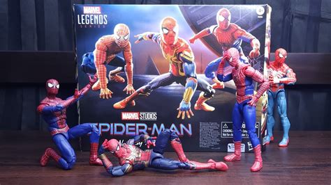 Unboxing The Marvel Legends Spider Man No Way Home 3 Pack Tobey