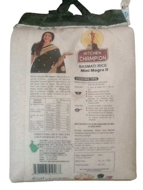 Kitchen Champion Mini Mogra Ii Basmati Rice Bag Kg At Rs Bag