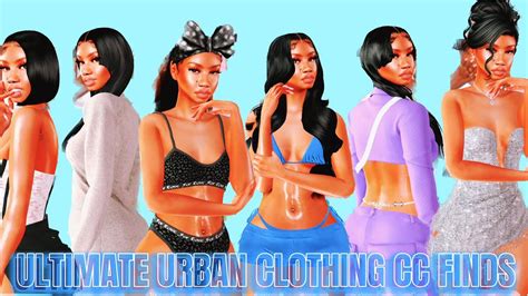 Ultimate Urban Cc Clothing Finds Lookbook Sims Links Below