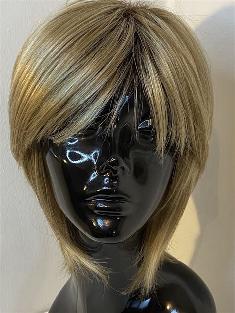 Stunning Rooted Blonde Wig With Fringe Blms5170 Wigbank