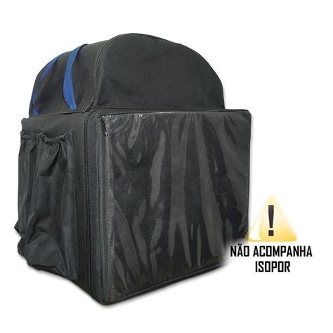 Bolsa Mochila Motoboy Termica Delivery Isopor Litros Acai E