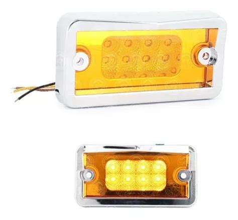 Plafon Led Rectangular Fija Estrobo Cromo Mbar V