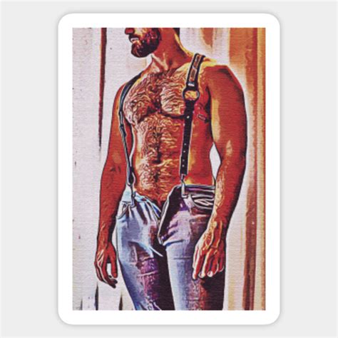 Hairy Sexy Elegant Man Male Erotic Nude Male Nude Erotic Male Nude Sticker Teepublic