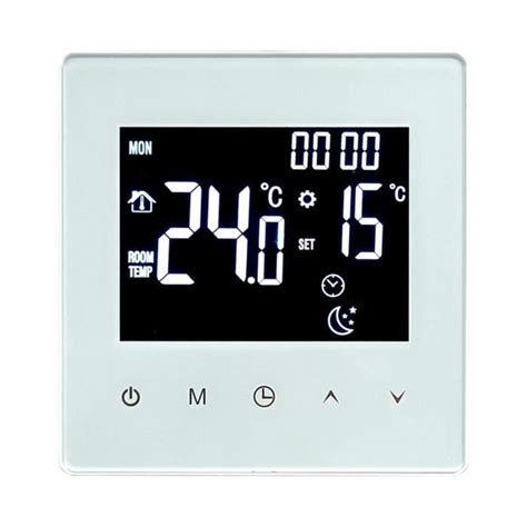 Thermostat Régulateur Thermomètres à écran tactile LCD Intelligent