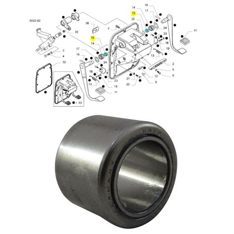 ROLAMENTO PEDAL FREIO EMBREAGEM MENOR STRALIS TECTOR CURSOR EUROTECH