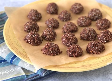 Mini Unbaked Chocolate Oatmeal Cookies The Vegan Atlas