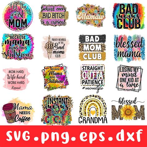 Muttertag Svg Bundle Mama Leben Svg Muttertag Mama Svg Etsy De