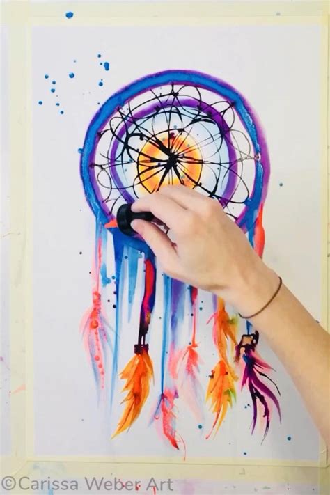 Bohemian Dreamcatcher Painting Video By Carissa Weber Art Video