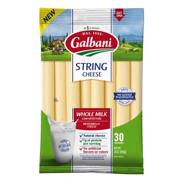 Galbani Galbani Whole Milk Mozzarella String Cheese Oz Instacart