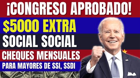 Aprobado Extra En Cheques Mensuales De La Seguro Social Para