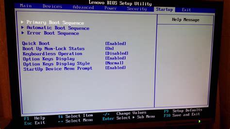 联想电脑无法正常启动 F1进入lenovo Bios Setup Utility界面 F2resume百度知道