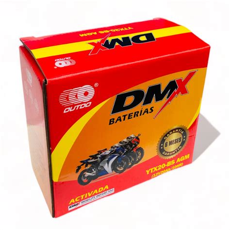 Bater A Moto Ytx Bs Outdo Dmx Sellada Activada